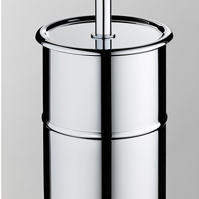 Ёршик для туалета подвесной THG Petale de cristal bleu U6B-A02-4720C (хром, синий хрусталь)