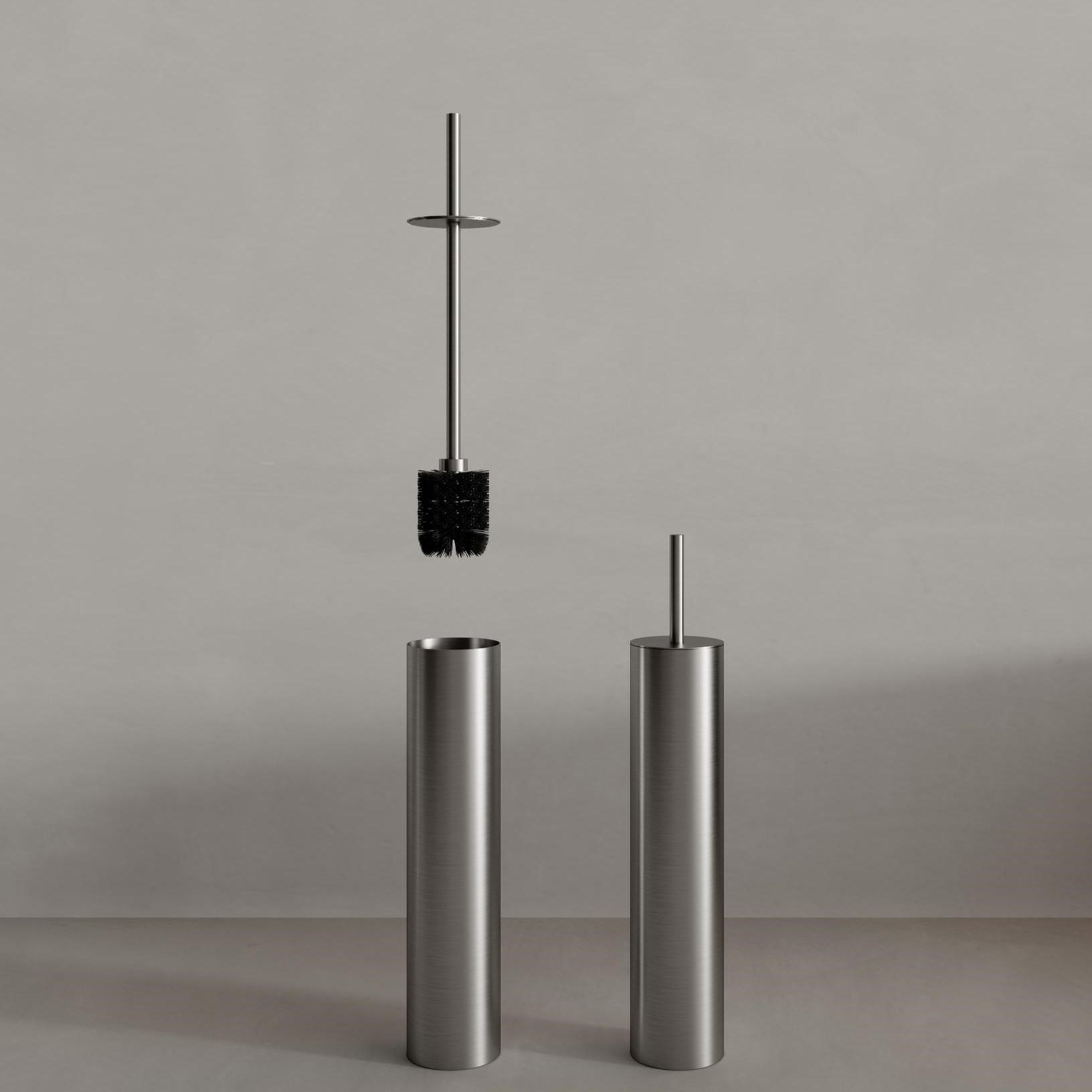 Ёршик для унитаза Tezza Art высота 43 см (нерж. сатинированная сталь)