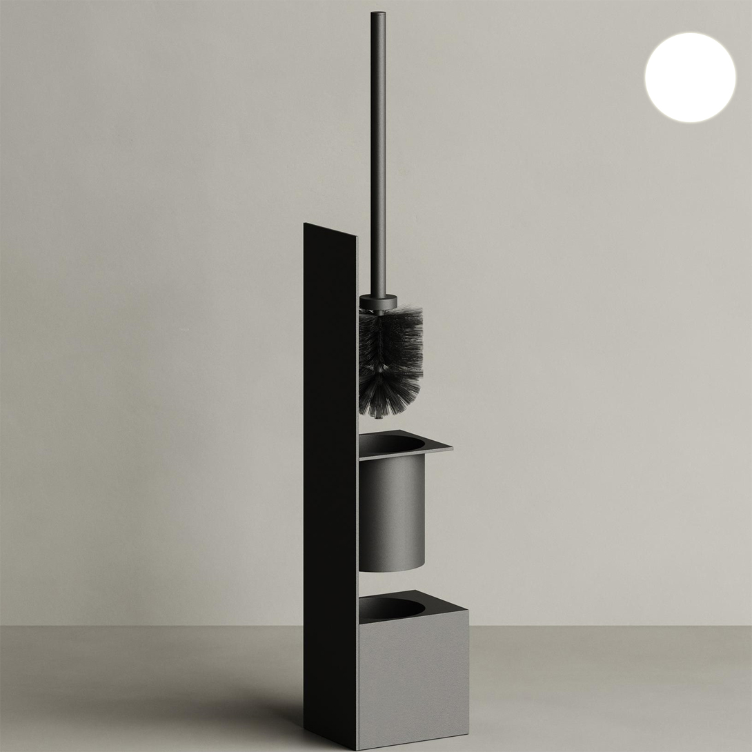 Ёршик для унитаза Tezza Brush Disco (белый)