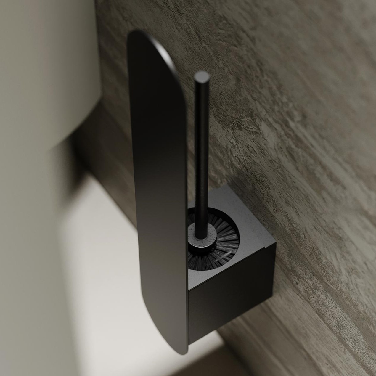 Ёршик для унитаза Tezza Brush Disco (черный)