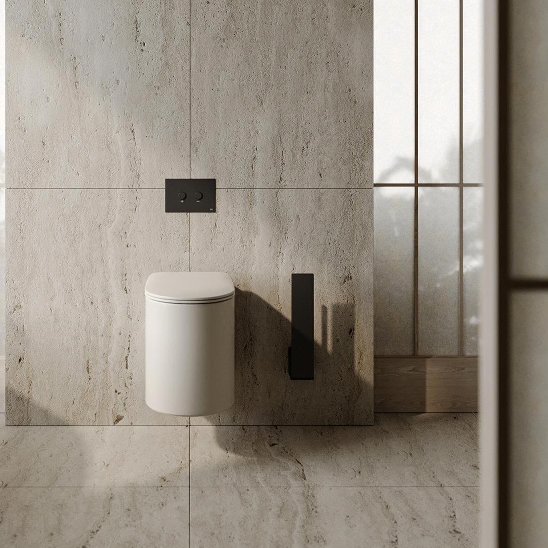 Ёршик для унитаза Tezza Brush Flex (черный)