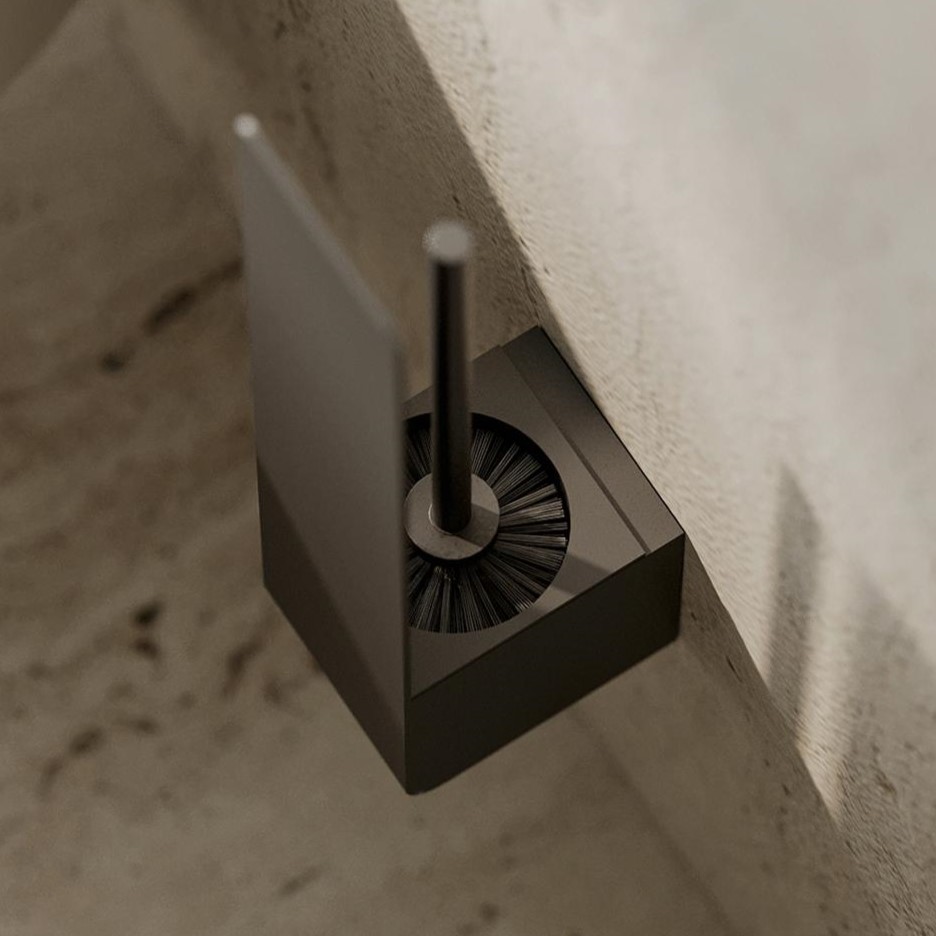 Ёршик для унитаза Tezza Brush Flex (черный)