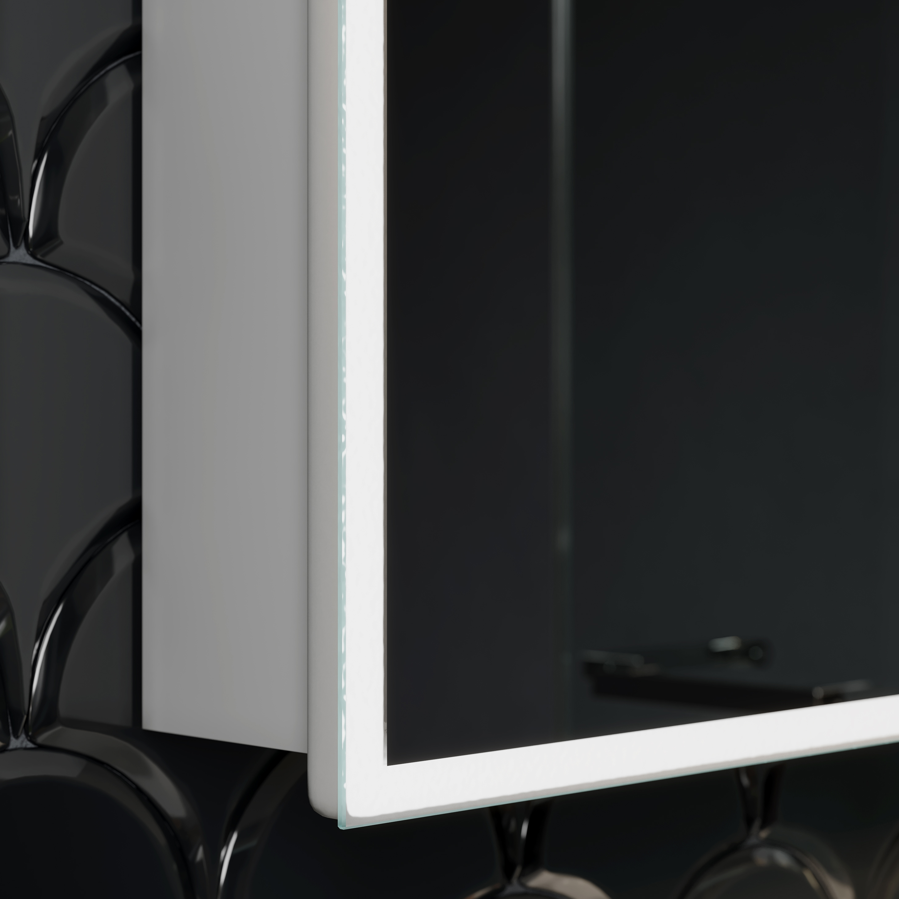 Зеркальный шкаф Sancos Cube CU600 60x80 см. с подсветкой
