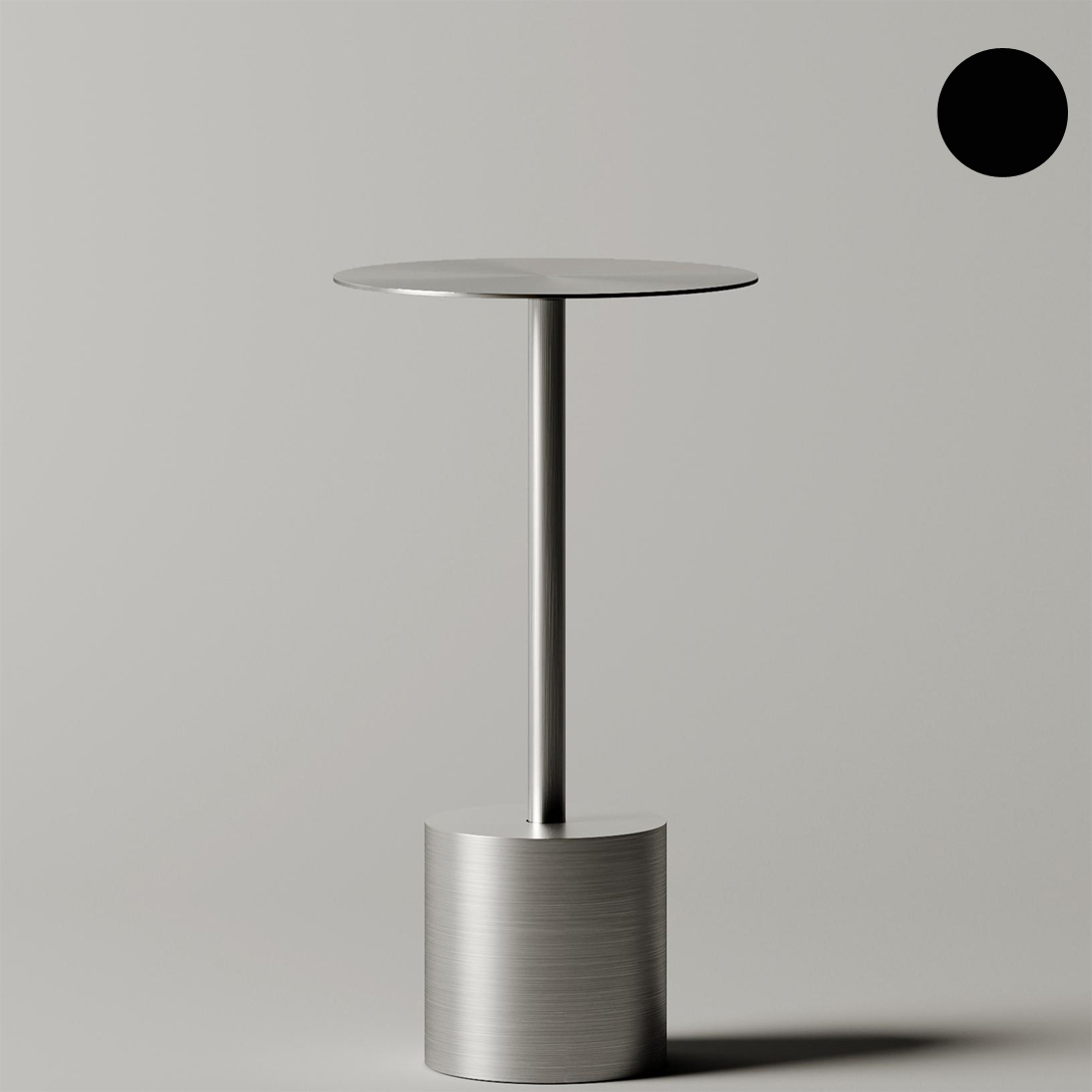 Журнальный столик Tezza Art высота 52 см (черный), диаметр 37