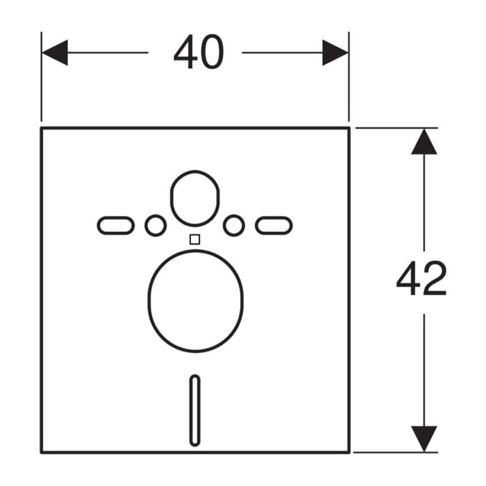 Звукоизолирующий комплект для подвесного унитаза Geberit 156.050.00.1