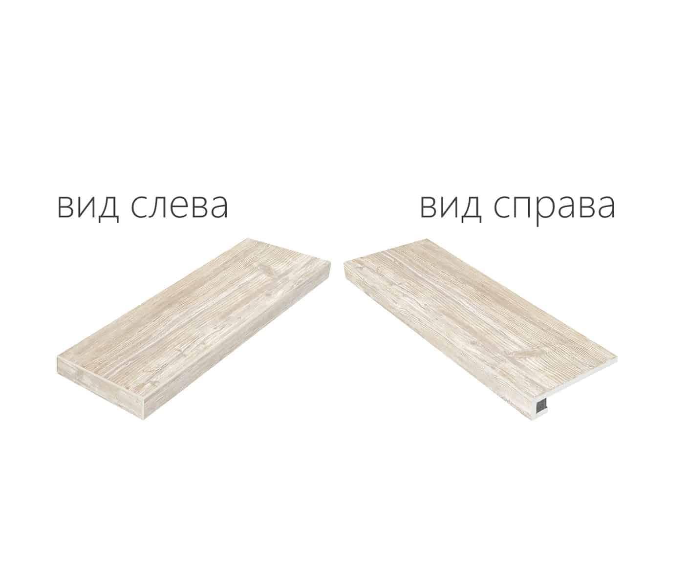 Ступень Italon Timeless White Scalino Angolare Sinistro 33x90