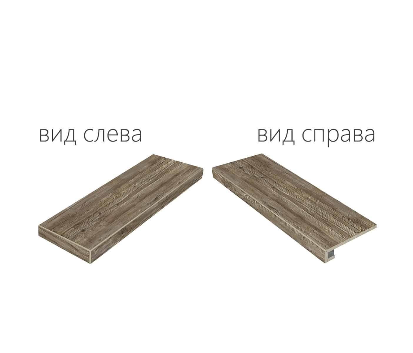 Ступень Italon Timeless Dark Scalino Angolare Sinistro 33x90
