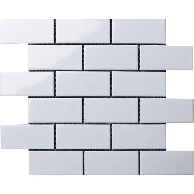 Мозаика Starmosaic Brick White Glossy (A1001G) 28.8х29.4