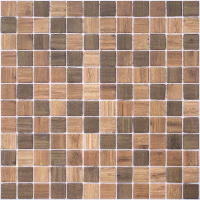 Мозаика Vidrepur Wood Dark Blend 31.7x31.7