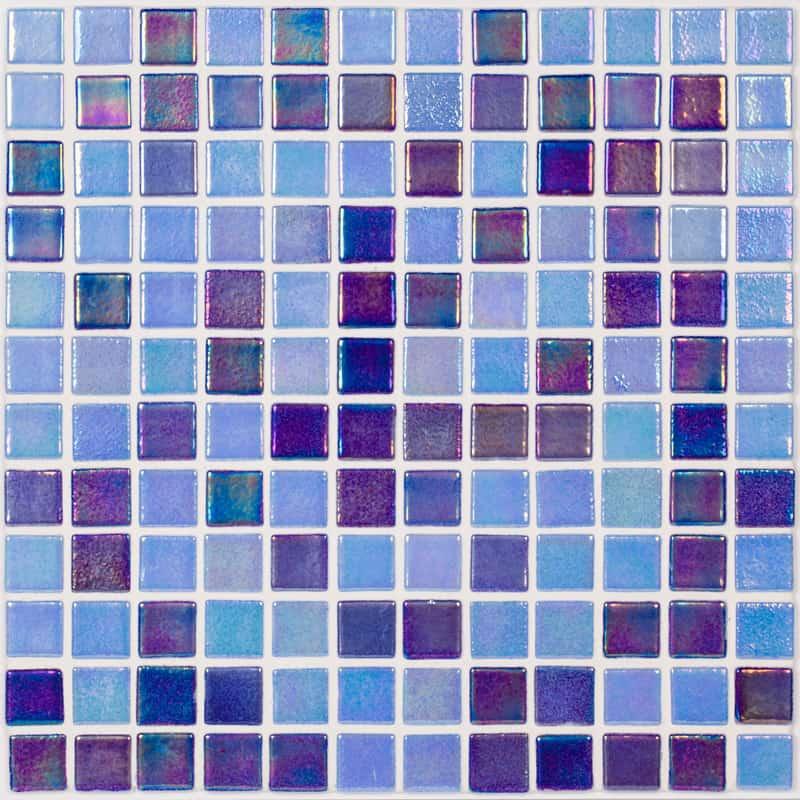 Мозаика Vidrepur Shell Mix Deep Blue 552/555 31.7x31.7