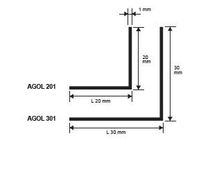 Угол Progress Profiles AGC201 2 метра